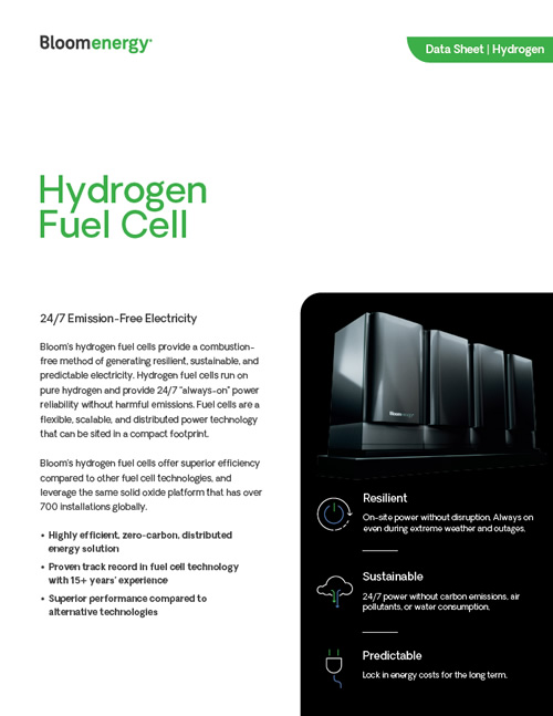 Hydrogen Data Sheet