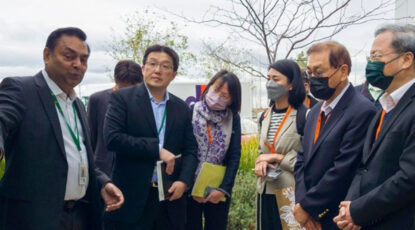 Bloom hosted a visit by Ming-Hsin Kung, Minister, National Development Council, and other officials from Taiwan in February 2023.