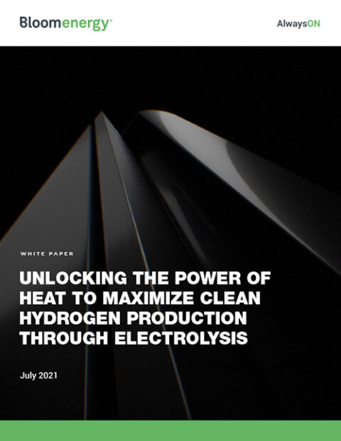 Affordable Clean Hydrogen Starts Here - Bloom Energy