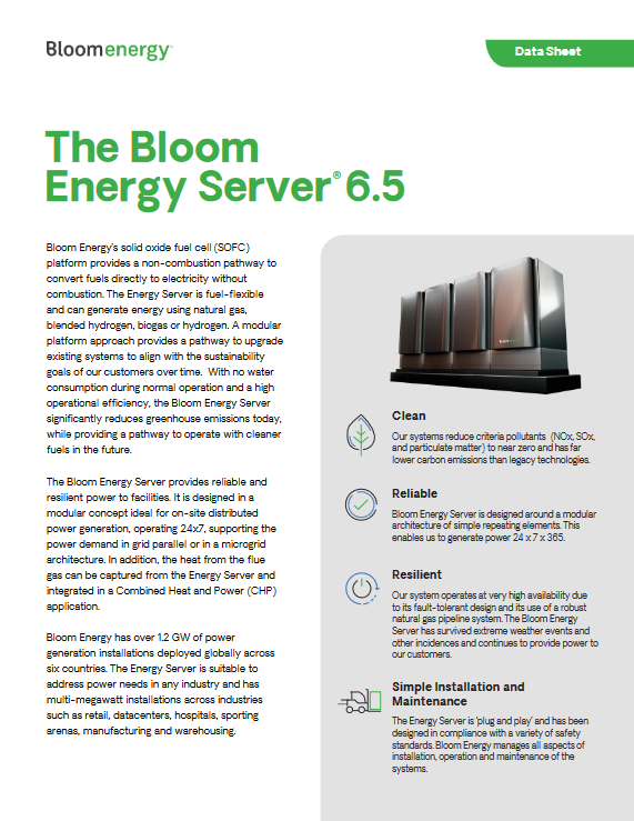 Bloom Energy Server